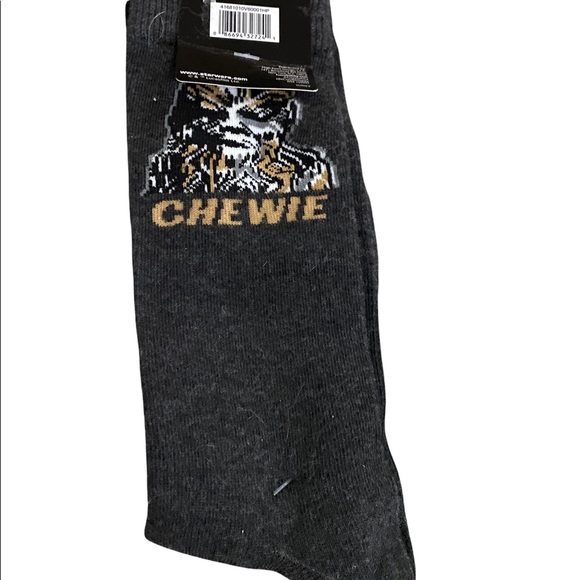 Disney Star Wars Darth Vader & Chewie socks NWT - Picture 2 of 2